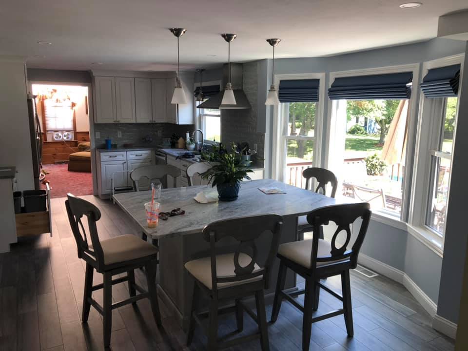 Open-concept kitchen
